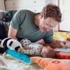 Mark Zuckerberg et sa fille Maxima sur Facebook, le 19 juin 2016