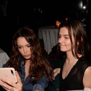 Exclusif - Nabilla Benattia et son compagnon Thomas Vergara au restaurant "la Gioia" puis à la soirée U Turn au VIP ROOM à Paris le 9 mars 2017. Ils ont rencontré Jean-Vincent Placé. © Rachid Bellak / Bestimage