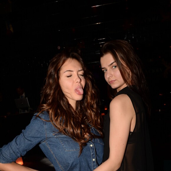 Exclusif - Nabilla Benattia et son compagnon Thomas Vergara au restaurant "la Gioia" puis à la soirée U Turn au VIP ROOM à Paris le 9 mars 2017. Ils ont rencontré Jean-Vincent Placé. © Rachid Bellak / Bestimage