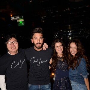 Exclusif - Nabilla Benattia et son compagnon Thomas Vergara au restaurant "la Gioia" puis à la soirée U Turn au VIP ROOM à Paris le 9 mars 2017. Ils ont rencontré Jean-Vincent Placé. © Rachid Bellak / Bestimage