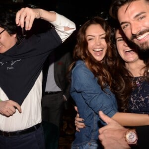 Exclusif - Nabilla Benattia et son compagnon Thomas Vergara au restaurant "la Gioia" puis à la soirée U Turn au VIP ROOM à Paris le 9 mars 2017. Ils ont rencontré Jean-Vincent Placé. © Rachid Bellak / Bestimage