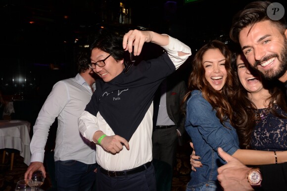 Exclusif - Nabilla Benattia et son compagnon Thomas Vergara au restaurant "la Gioia" puis à la soirée U Turn au VIP ROOM à Paris le 9 mars 2017. Ils ont rencontré Jean-Vincent Placé. © Rachid Bellak / Bestimage