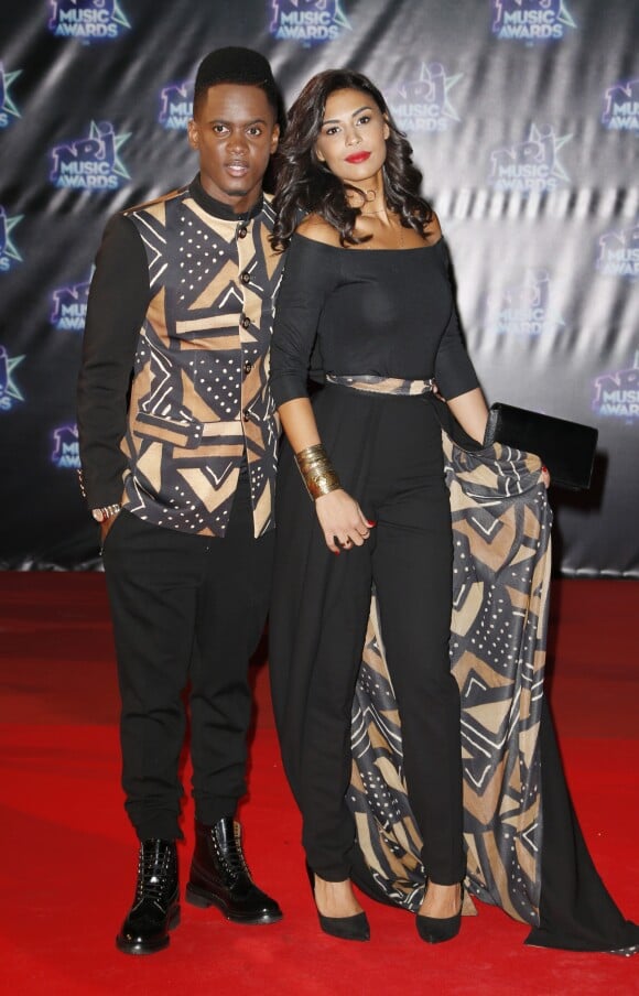 Black M et sa femme Lia lors de la 18ème cérémonie des "NRJ Music Awards" au Palais des Festivals à Cannes, le 12 novembre 2016. © Christophe Aubert via Bestimage