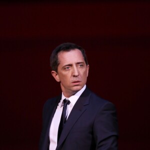 Exclusif - Gad Elmaleh se produit sur la mythique scène du "Carnegie Hall" à New York, avec son spectacle "Oh My Gad", entièrement joué en anglais. New York, le 11 février 2017. © Dominique Jacovides/Bestimage