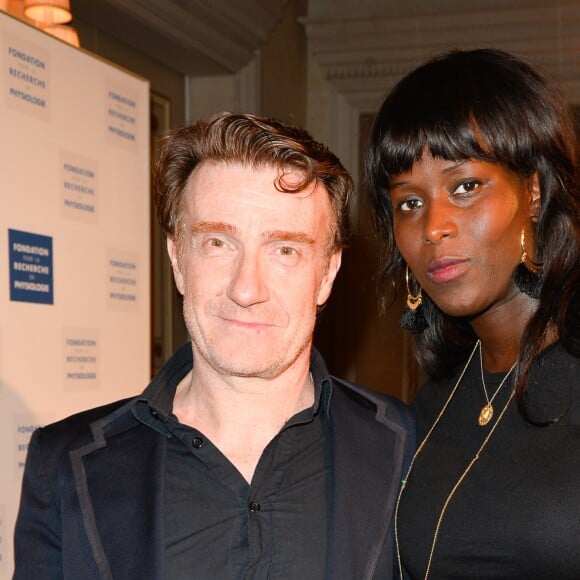 Thierry Frémont et sa femme Gina (enceinte) - Dîner de gala de la première édition des prix "les Stéthos d'Or" en faveur de la Fondation pour la recherche en physiologie dont le docteur Frédéric Saldmann est le directeur scientifique à l'hôtel George V à Paris le 13 mars 2017. © Coadic Guirec/Bestimage