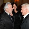 Pierre Arditi avec sa femme Evelyne Bouix et Guy Bedos - Dîner de gala de la première édition des prix "les Stéthos d'Or" en faveur de la Fondation pour la recherche en physiologie dont le docteur Frédéric Saldmann est le directeur scientifique à l'hôtel George V à Paris le 13 mars 2017. © Coadic Guirec/Bestimage