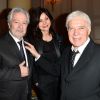 Pierre Arditi avec sa femme Evelyne Bouix et Guy Bedos - Dîner de gala de la première édition des prix "les Stéthos d'Or" en faveur de la Fondation pour la recherche en physiologie dont le docteur Frédéric Saldmann est le directeur scientifique à l'hôtel George V à Paris le 13 mars 2017. © Coadic Guirec/Bestimage