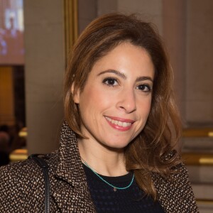 Léa Salamé - 21ème Cérémonie des Lauriers de la Radio et de la Télévision à l'Hôtel de Ville de Paris le 8 février 2016.