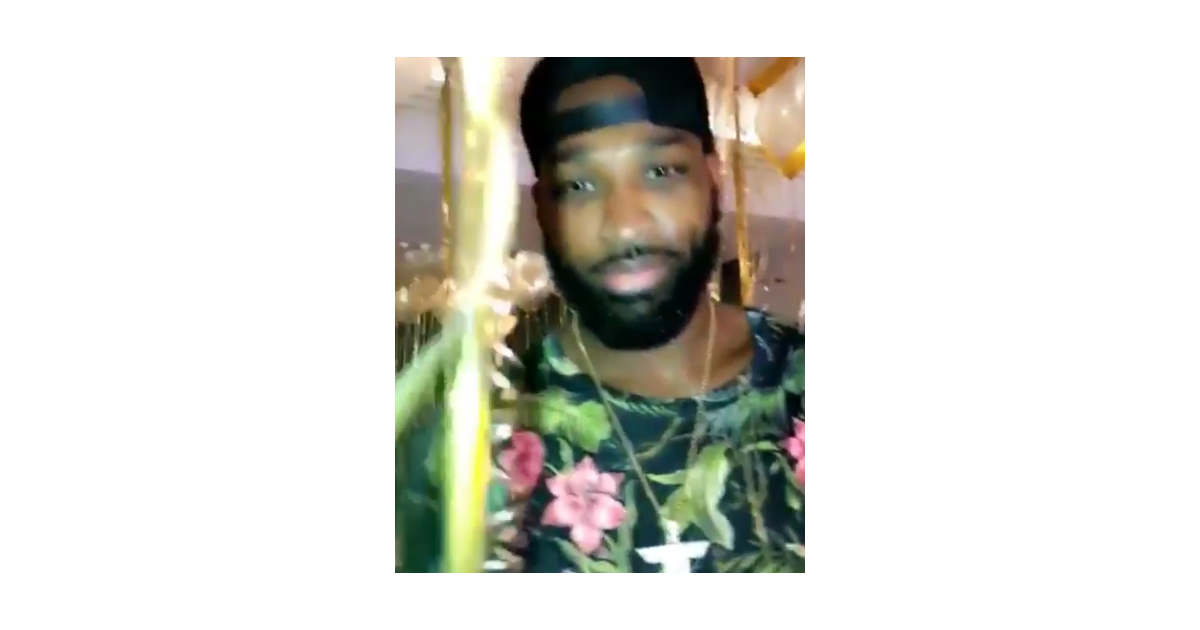 Tristan Thompson célébrant son anniversaire le 13 mars 2017 Purepeople