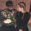 Tristan Thompson et Khloé Kardashian célébrant l'anniversaire du sportif le 13 mars 2017