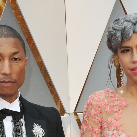 Pharrell Williams et Mimi Valdez - 89ème cérémonie des Oscars à Hollywood le 27 février 2017.