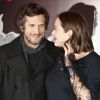 Marion Cotillard (enceinte) et son compagnon Guillaume Canet - Avant-première du film "Rock'n Roll" au Pathé Beaugrenelle à Paris le 13 février 2017.