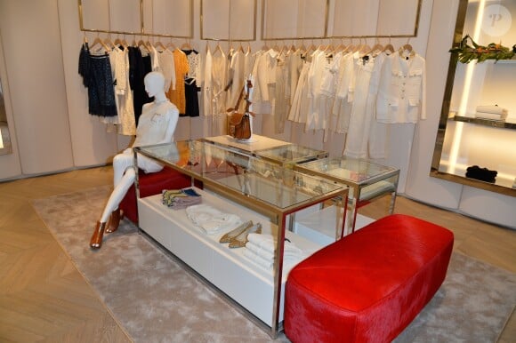 Soirée de réouverture de la boutique "Tara Jarmon" sur les Champs-Élysées à Paris, le 16 mars 2017. © Coadic Guirec/Bestimage