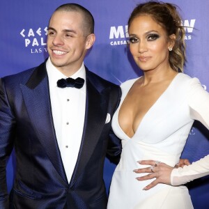 Casper Smart et sa compagne Jennifer Lopez lors de l'after party "Jennifer Lopez : All I have" et de l'inauguration du restaurant Mr Chow à Las Vegas, le 20 janvier 2016. © CPA/Bestimage