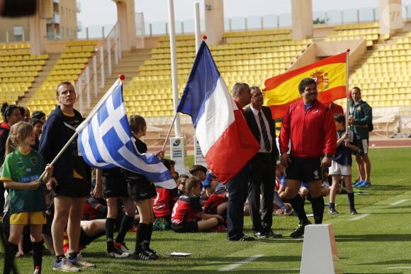 Illustration - 7ème édition du tournoi de rugby Sainte-Dévote au Stade Louis II à Monaco, le 18 mars 2017. © Claudia Albuquerque/Bestimage