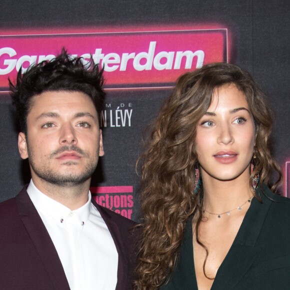 Kev Adams et Manon Azem à l'avant-première du film "Gangsterdam" au cinéma Grand Rex à Paris, France, le 23 mars 2017. © Cyril Moreau/Bestimage