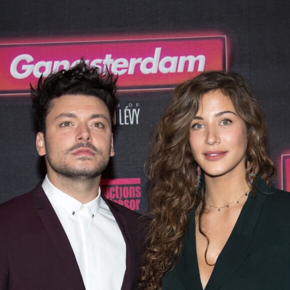 Kev Adams et Manon Azem à l'avant-première du film "Gangsterdam" au cinéma Grand Rex à Paris, France, le 23 mars 2017. © Cyril Moreau/Bestimage