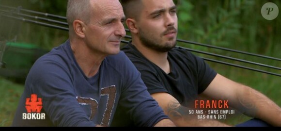 Franck et son fils Julien - "Koh-Lanta Camboge", vendredi 24 mars 2017, TF1
