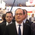 Le président François Hollande à l'inauguration de "Livre Paris", la 37ème édition du salon du livre à Paris le 23 mars 2017. © CVS / Bestimage