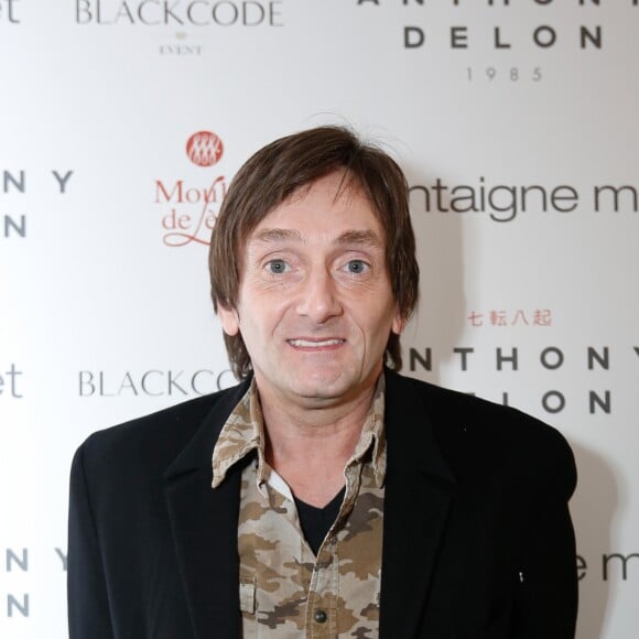 Exclusif - Pierre Palmade - Lancement de la marque de vêtements de cuir "Anthony Delon 1985" chez Montaigne Market à Paris. Le 7 mars 2017 © Philippe Doignon / Bestimage