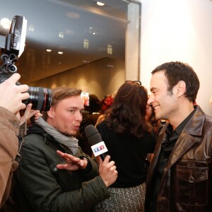 Exclusif - Anthony Delon - Lancement de la marque de vêtements de cuir "Anthony Delon 1985" chez Montaigne Market à Paris. Le 7 mars 2017 © Philippe Doignon / Bestimage