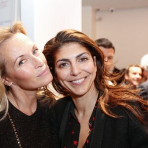 Exclusif - Estelle Lefébure et Hoda Roche - Lancement de la marque de vêtements de cuir "Anthony Delon 1985" chez Montaigne Market à Paris. Le 7 mars 2017 © Philippe Doignon / Bestimage