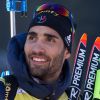 Martin Fourcade médaillé de bronze du sprint aux Mondiaux de biathlon à Hochfilzen, Autriche, le 11 février 2017.