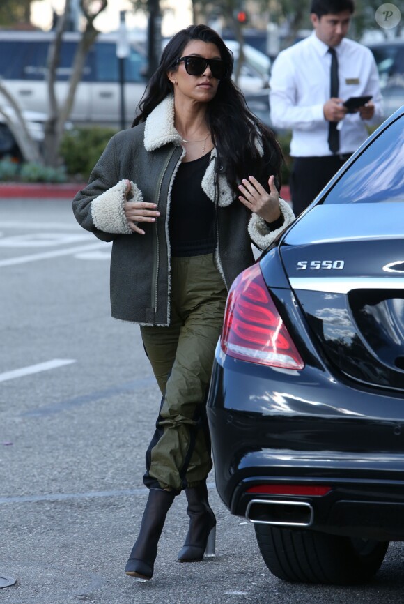 Kim Kardashian à Calabasas, le 22 février 2017.