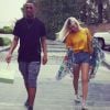 Mélanie Da Cruz à Dubaï avec Anthony Martial, mars 2017