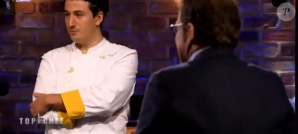 Jérémie - "Top Chef 2017" sur M6, le 29 mars 2017.