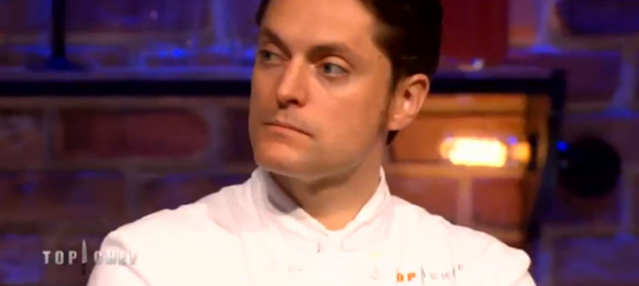 Jean-François est éliminé - "Top Chef 2017" sur M6, le 29 mars 2017.