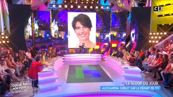 Alessandra Sublet prête à quitter TF1 ? Le 29 mars 2017 dans "TPMP" sur C8.