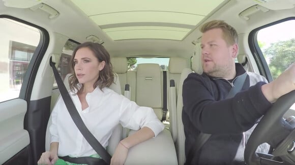 Victoria Beckham chante dans l'émission Carpool Karaoke de James Corden - Vidéo publiée sur Youtube le 30 mars 2017