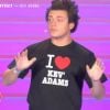 Kev Adams lors de son premier passage dans "On n'demande qu'à en rire" - "50 Minutes Inside", samedi 1er avril 2017, TF1