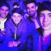 Les quatre fils de Zinedine Zidane (Enzo, Luca Zidane, Elyaz et Théo) au concert de Bruno Mars à Madrid le 3 avril 2017.