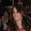 Kate Middleton, duchesse de Cambridge, a assisté à la première de la comédie musicale 42nd Street donnée au Théâtre royal de Drury Lane à Covent Garden au profit des hôpitaux pour enfants East Anglia's Children Hospices (EACH) dont elle est la marraine.