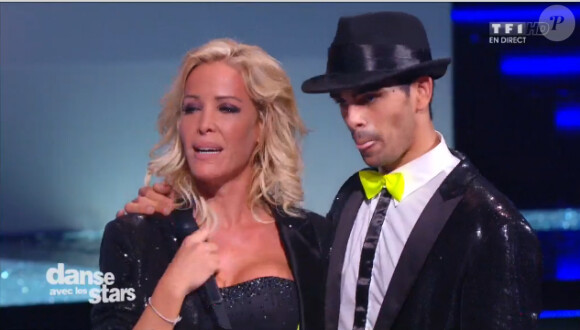 Ophélie Winter et Christophe Licata dans Danse avec les stars 5, sur TF1, le samedi 27 septembre 2014