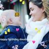 Jeny Priez souhaite un joyeux premier anniversaire à son neveu Alex le 7 avril 2017.