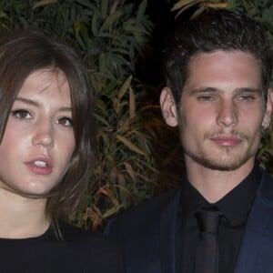 Adèle Exarchopoulos et son compagnon Jérémie Laheurte - Soirée "Dior et Elle magazine" à l'occasion du 67ème festival du film de Cannes le 18 mai 2014.