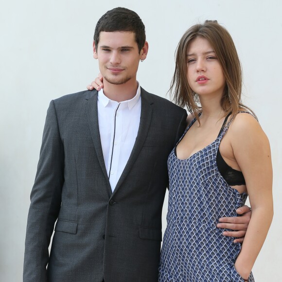 Jérémie Laheurte et Adèle Exarchopoulos à Rome le 16 octobre 2013.