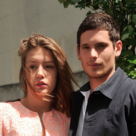 Jérémie Laheurte et Adèle Exarchopoulos au Tennis Club de Paris le 29 juin 2013