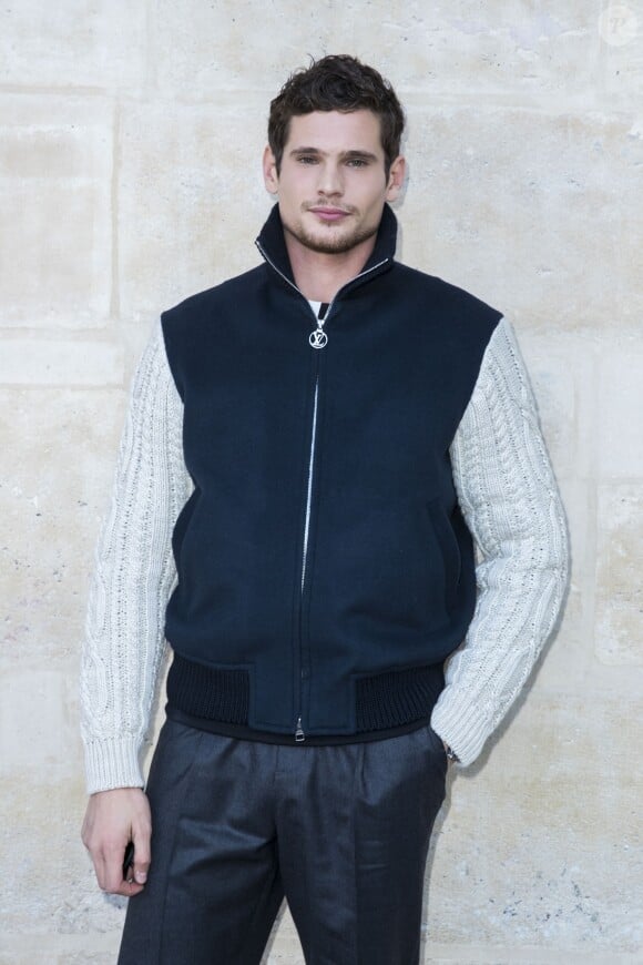 Jérémie Laheurte au photocall du défilé de mode "Louis Vuitton" homme collection Automne/Hiver 2017-2018 dans les jardins du Palais Royal à Paris le 19 janvier 2017. © Olivier Borde / Bestimage