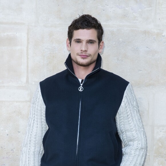 Jérémie Laheurte au photocall du défilé de mode "Louis Vuitton" homme collection Automne/Hiver 2017-2018 dans les jardins du Palais Royal à Paris le 19 janvier 2017. © Olivier Borde / Bestimage