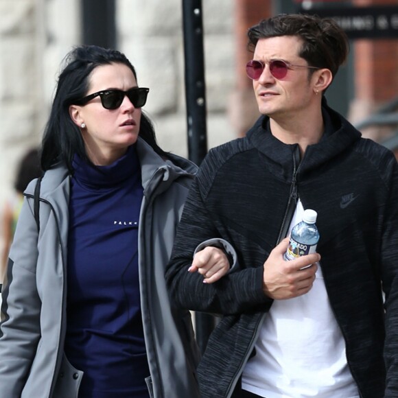 Katy Perry et Orlando Bloom à Aspen le 8 avril 2016