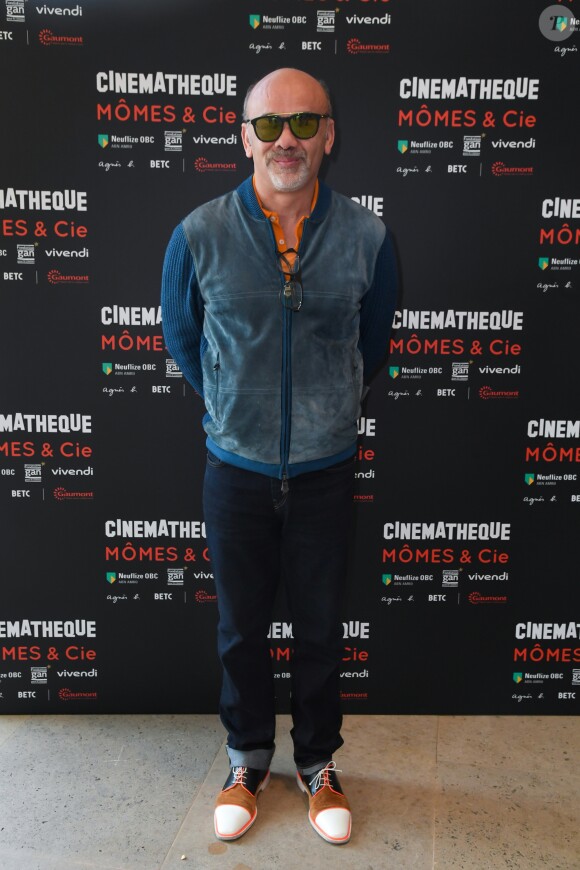 Christian Louboutin - Vernissage de l'exposition "Mômes & Cie", le 26 mars 2017.