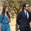 Ségolène Royal, ministre de l'environnement, de l'énergie et de la mer, chargée des relations internationales sur le climat et ses enfants Clémence Hollande, et Thomas Hollande accompagné de sa compagne Emilie Broussou­loux - Le président de la République française reçoit le président de la République de Guinée pour un dîner d'état au palais de l'Élysée à Paris, France, le 11 avril 2017. © Denis Allard/Pool/Bestimage