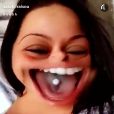 Sarah Fraisou des "Anges 8" - Snapchat, 14 avril 2017
