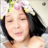 Sarah Fraisou des "Anges 8" heureuse - Snapchat, 14 avril 2017