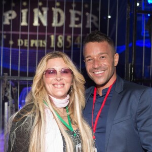 Semi-exclusif - Loana Petrucciani et son compagnon Phil Storm avant la représentation du cirque Pinder pour une soirée spéciale "Soupe En Scène" imaginée par le Chef Fabrice Bonnot au profit de l'association lyonnaise le foyer notre-dame des sans-abri, à Lyon, France, le 12 avril 2017. © Agence/Bestimage