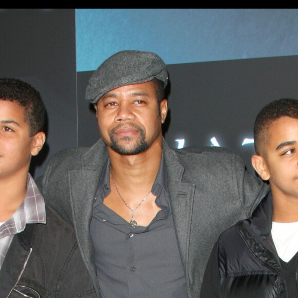 Cuba Gooding Jr. et ses fils Mason et Spencer à Hollywood. Décembre 2009.